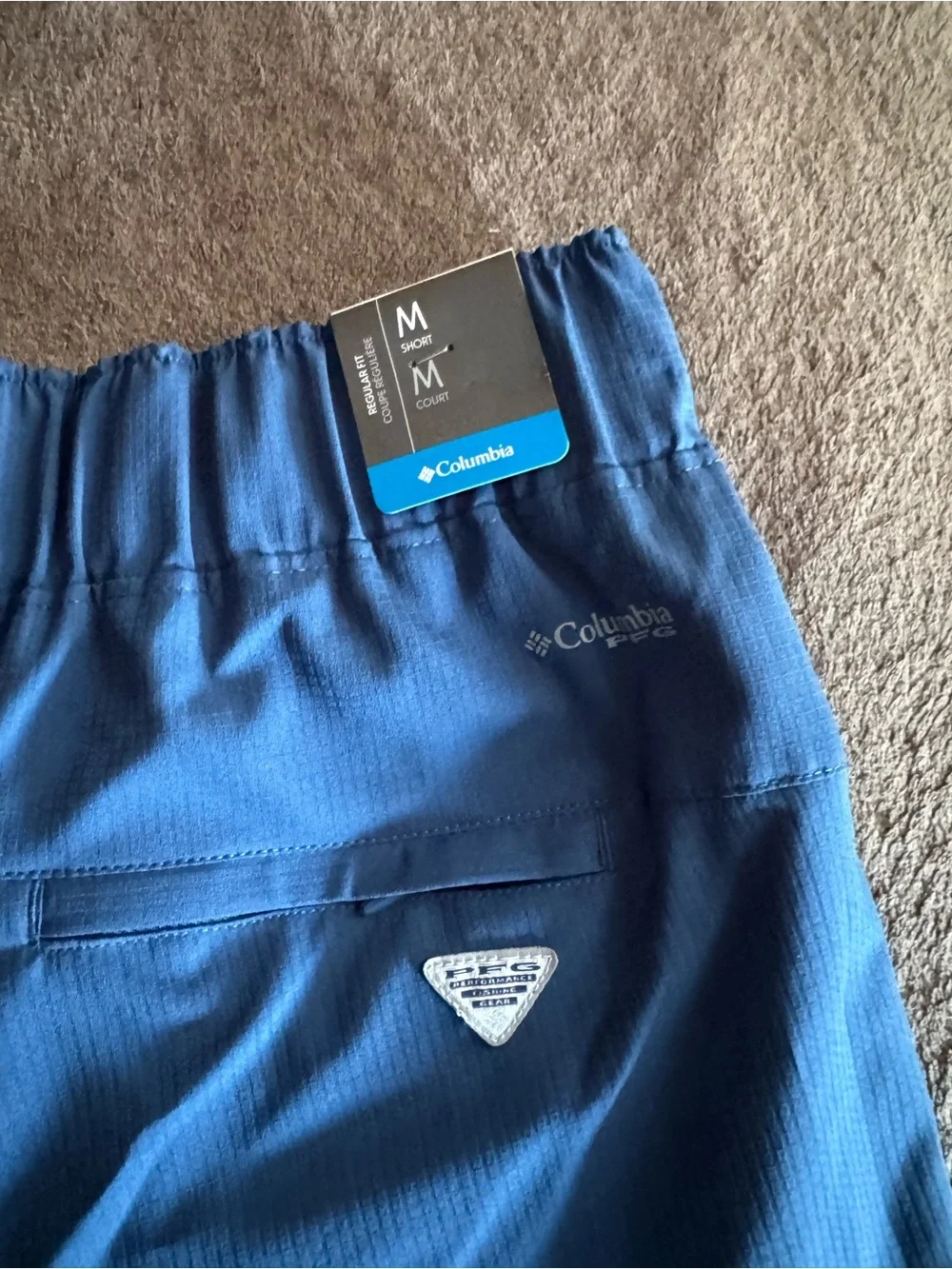 Columbia Navy Pull-On Athletic Shorts